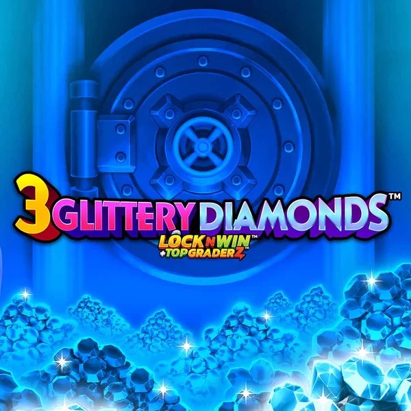 3 Glittery Diamonds casino game by PearFiction Studios – featured logo at Turbo Wins Casino