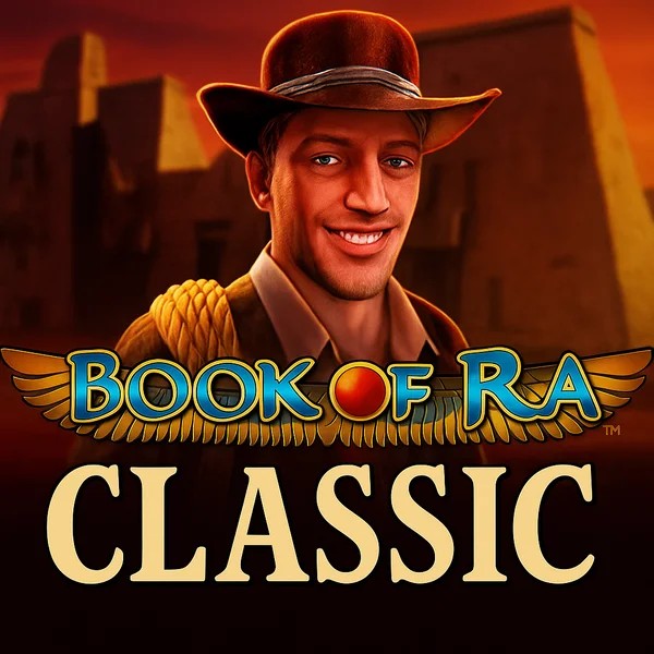 Slots logo of Book of Ra Classic from Novomatic at Turbo Wins Casino