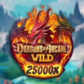 Slots logo of Dragons of Arcane Wild from Foxium at Turbo Wins Casino