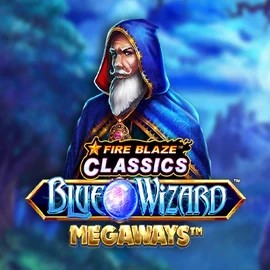 Fire Blaze Blue Wizard Megaways casino game by Rarestone Gaming – featured logo at Turbo Wins Casino