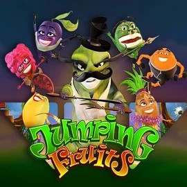 Try Jumping Fruits slot by Wazdan on turbo-win.org – logo image