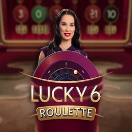 Lucky 6 Roulette slot logo by Pragmatic Play at Turbo Wins Casino