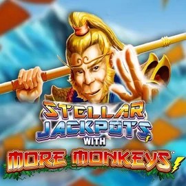 Stellar Jackpots with More Monkeys slot visual from Lightning Box Game available on turbo-win.org