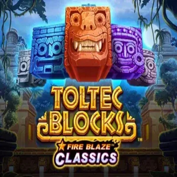 Fire Blaze: Toltec Blocks by Rarestone Gaming, showcased at turbo-win.org – game logo